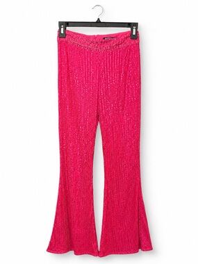 Nasty Gal Pink Sequin Skirt